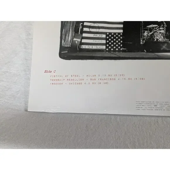 Rage Against The Machine Live On Tour 1993 RSD Vinyl